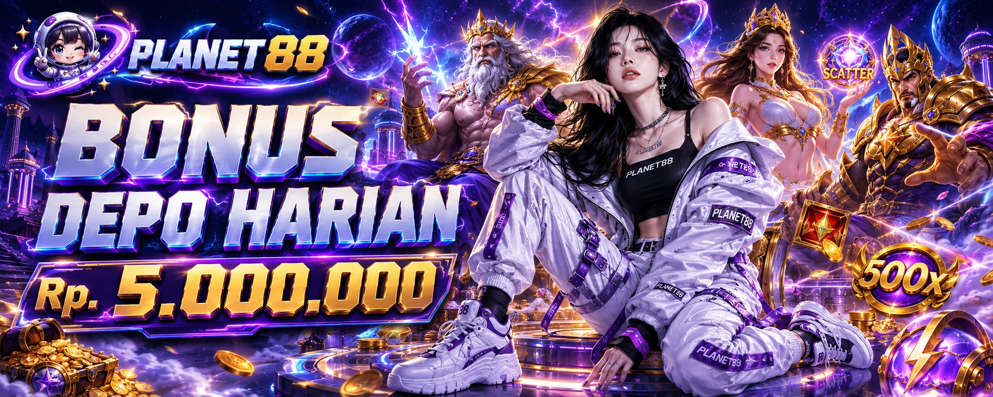 PLANET88 Bonus Depo Harian Rp 5.000.000